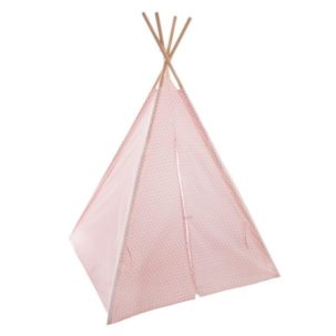 Casita tipi infantil rosa plegable - Imagen 2
