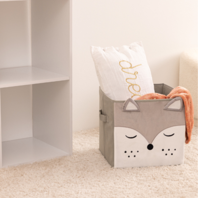 Cubo infantil para juguetes Zorro - Imagen 2