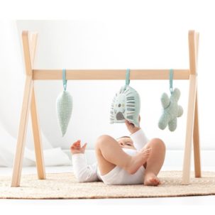 Juego de 3 peluches para colgar Happy