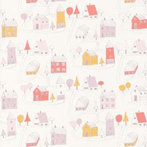 Papel pintado Small Village Rose