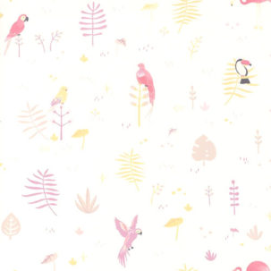 Papel pintado Tropical Parme