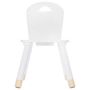 Silla de madera infantil blanco - Imagen 5