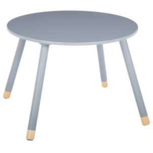 Mesa de madera infantil gris