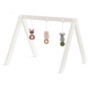 Estructura de gimnasio infantil blanco - Imagen 2