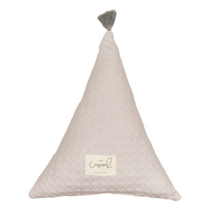 Cojín triángulo lino