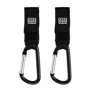 Pack de dos colgadores con mosquetón