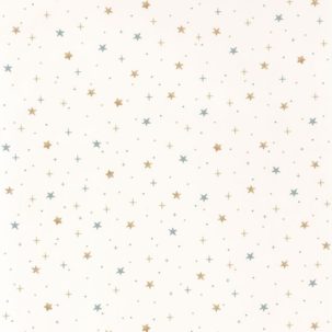 Papel pintado Nuestro Planeta Estrellas Azul / Beige