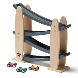 Circuito de coche natural/gris