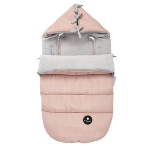 Saco universal para capazo New Basic rosa con capucha