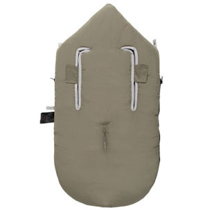 Saco universal para capazo New Basic verde con capucha - Imagen 2