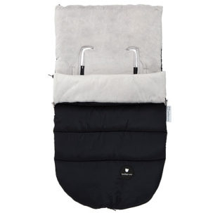 Saco universal para capazo New Basic marengo con capucha - Imagen 3