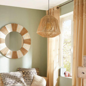 Lámpara infantil de mimbre Etnik - Imagen 2