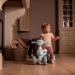 Bicicleta de aprendizaje Jumpy azul - Imagen 3