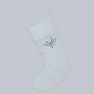 Calcetín de Navidad Deer azul - Imagen 3