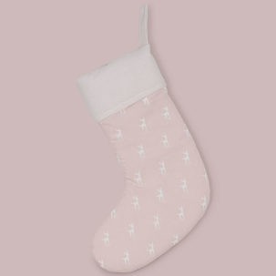 Calcetín de Navidad Deer rosa estampado - Imagen 3