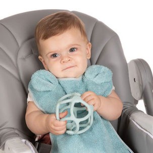 Bola de aprendizaje de silicona B-Ball azul - Imagen 3