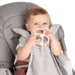 Bola de aprendizaje de silicona B-Ball gris - Imagen 4