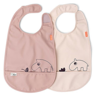 Pack de dos baberos Deer Friends powder