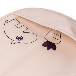 Pack de dos baberos Deer Friends powder - Imagen 3