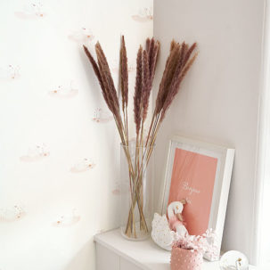 Papel pintado Cisnes rosa - Imagen 2