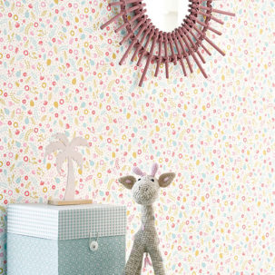 Papel pintado Gourmande rose - Imagen 2