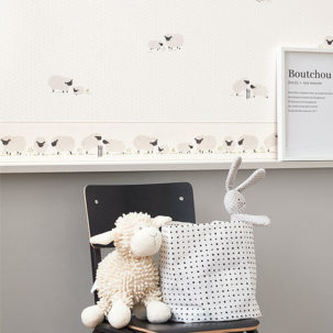 Papel pintado Ovejas gris - Imagen 4