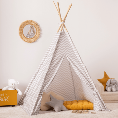 Espejo infantil de mimbre León - Imagen 2