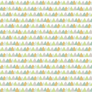 Papel pintado Paisible bleu/vert