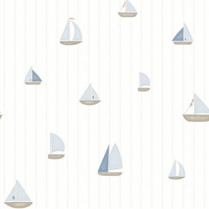 Papel pintado Babord bleu