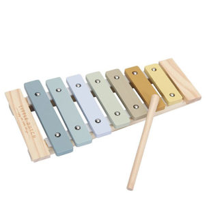 Xilófono de madera Azul