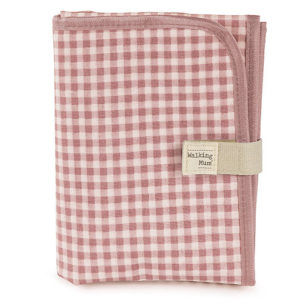 Cambiador de viaje I Love Vichy rosa - Imagen 3