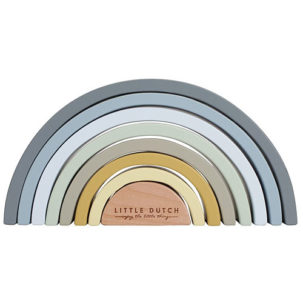 Arco iris de madera Azul