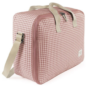 Maleta maternal I Love Vichy rosa - Imagen 2