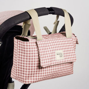 Organizador para silla I Love Vichy rosa - Imagen 10