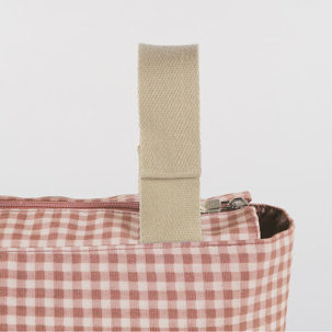 Organizador para silla I Love Vichy rosa - Imagen 6