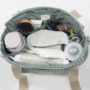 Organizador para silla I Love Vichy verde - Imagen 7