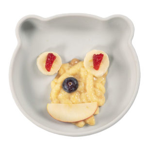 Plato de silicona osito gris - Imagen 5