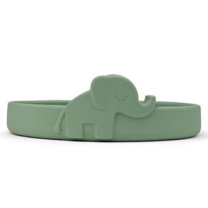 Plato de silicona Peekaboo Elphe verde - Imagen 3