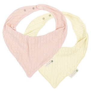 Pack 2 bandanas caladas vainilla/rosa