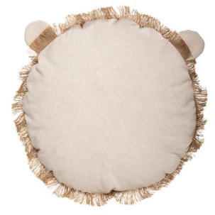 Cojín infantil con flecos león - Imagen 3