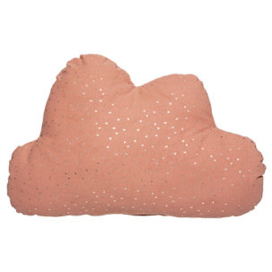 Cojín infantil nube terracota