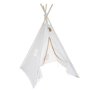 Casita tipi infantil beige
