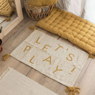 Alfombra de juegos infantil Berlingot mostaza - Imagen 3