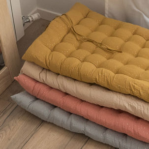 Alfombra de juegos infantil Berlingot terracota - Imagen 5