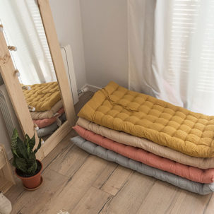 Alfombra de juegos infantil Berlingot terracota - Imagen 2