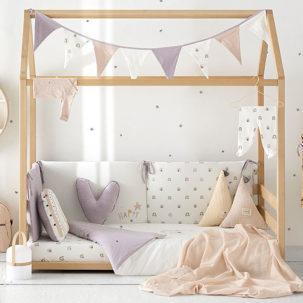 Guirnalda de banderines Happy Days - Imagen 2