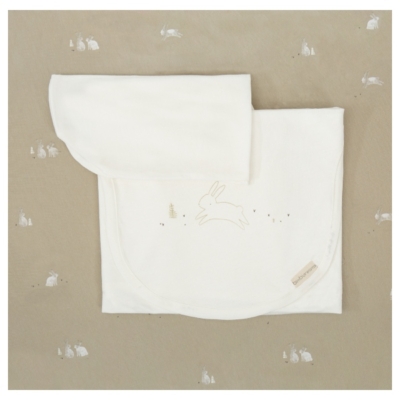 Juego de sábanas para carrito Bunny verde musgo