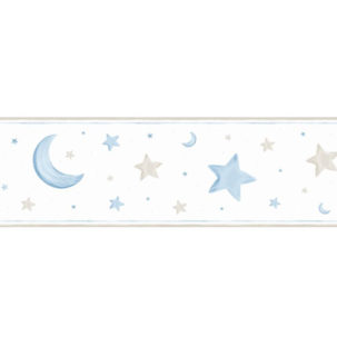 Cenefa autoadhesiva Dreams azul