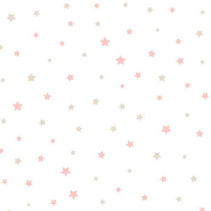 Papel pintado infantil Stars rosa