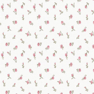 Papel pintado infantil Petit fleur rosa